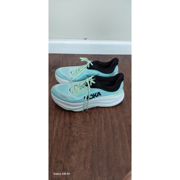 Size 9.5D - Hoka One One HOKA Bondi 9 Luna Moth Blue Spark men\'s Sneakers main image 14